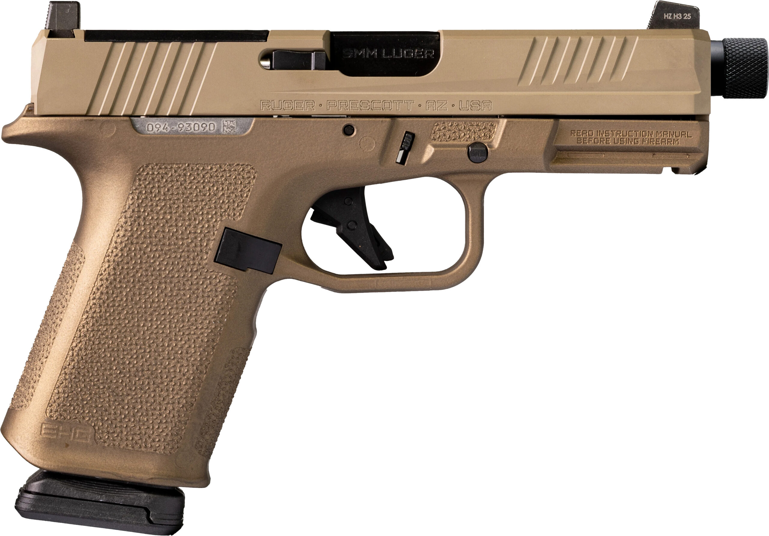 Ruger RXM 9mm Pistol FDE TB 15-Round