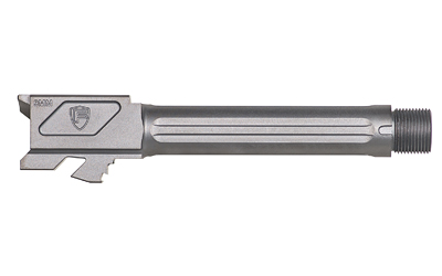 Fortis 9mm Match Grade Barrel for Glock 19, Grey, Threaded