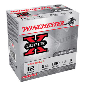 Winchester Super-X 12GA 2.75" #8 Shotgun Shells