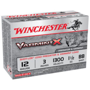 Winchester Varmint-X 12GA 3" Buckshot BB 10 Rounds