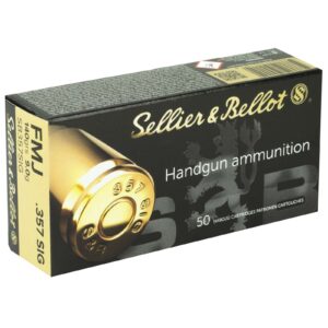 Sellier & Bellot .357 Sig 140G FMJ Ammo - 50 Rounds