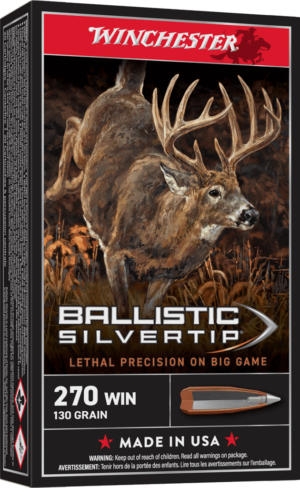 Winchester Ballistic Silvertip .270 Win 130gr Ammo