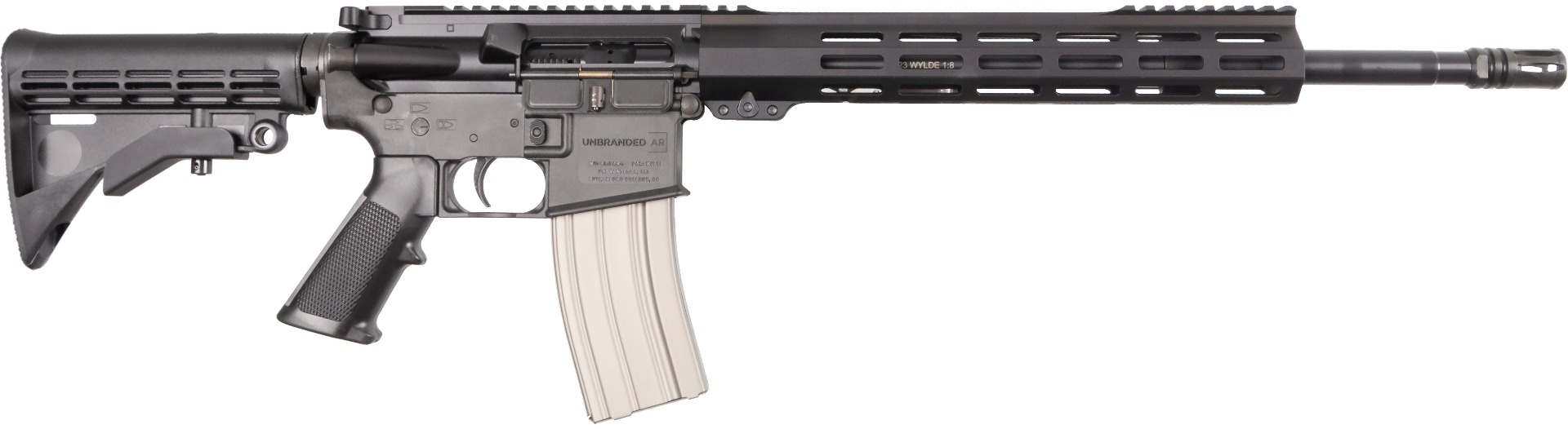 Unbranded AR .223 Wylde Semi-Auto Rifle - 16" Barrel