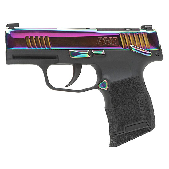 SIG P365 380ACP Rainbow Titanium Optic Ready Pistol
