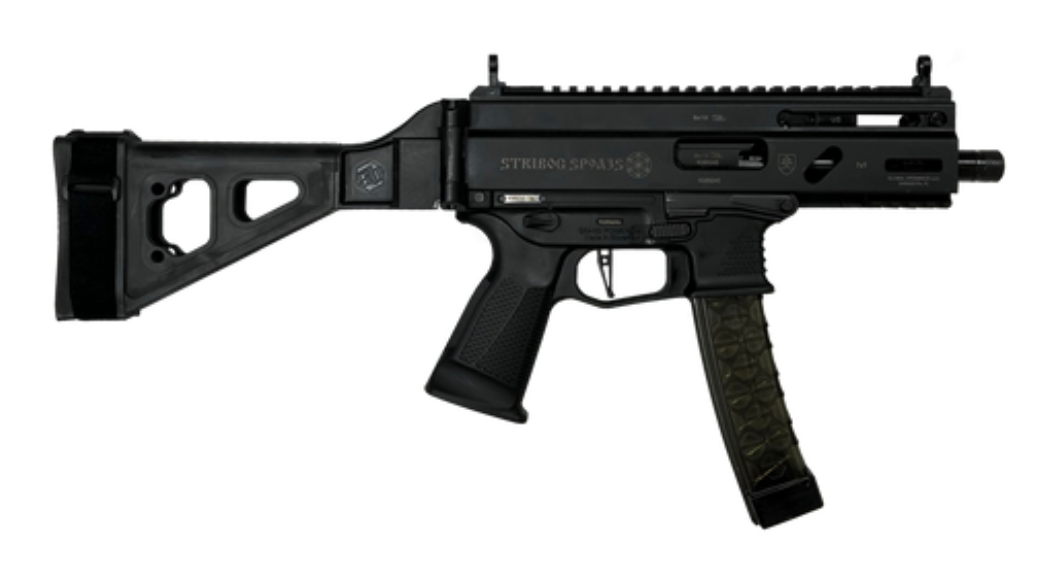 Grand Power Stribog SP9A3S 9mm Pistol with Brace
