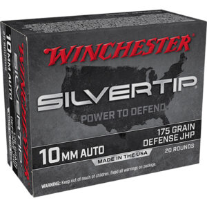 Winchester Super-X 10mm 175 gr Silvertip HP Ammo
