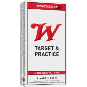 Winchester 45 ACP 230GR FMJ Ammunition - 50 Rounds