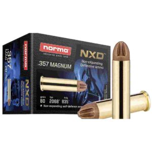 Norma NXD .357 Magnum Ammo 80gr 2068 fps - 20 Rounds