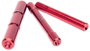 Cross Armory Glock Gen1-3 3 Pin Set Dimpled Red Steel