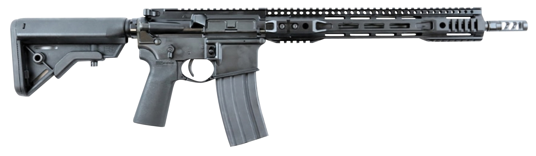 Franklin Armory 0010055BLK M4-HTF R3 XTD 350 Legend 16" 10+1 Black Hard Coat Anodized Black Adjustable B5 Bravo Stock Black B5 Grip Right Hand - Franklin Armory