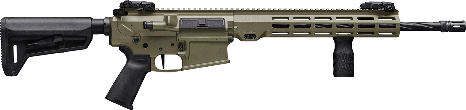 Maxim Defense MXM49690 MD10 L 6.5 Creedmoor 20+1 18″ Fluted Barrel, FDE Rec/M-LOK Handguard, Black Magpul Furniture, SL-K Stock, MVG Grip, MBUS Sights, Blackout Defense Flat Trigger - No Credit Card Fees - Low, flat rate shipping