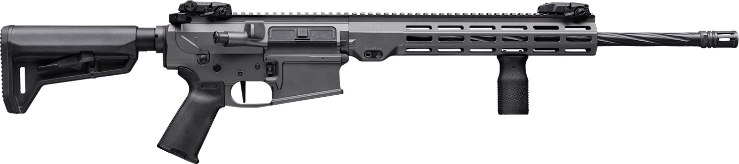 Maxim Defense MXM49685 MD10 L 308 Win 20+1 16″ Fluted Barrel, Black Cerakote Finish, M-LOK Handguard, Magpul Furniture, SL-K Stock, MVG Grip, MBUS Sights, Blackout Defense Flat Trigger - No Credit Card Fees - Low, flat rate shipping