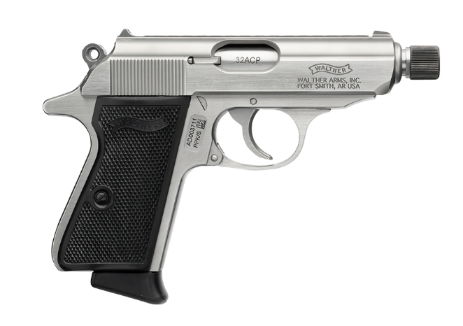 Walther PPK SD Threaded Stainless .32 ACP Pistol
