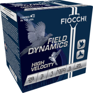 Fiocchi 28 Gauge High Velocity Shotgun Shells - 25/Box