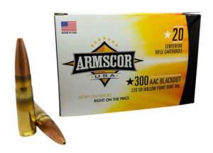 Armscor 300 Blackout 220gr HPBT Ammo - 20 Rounds