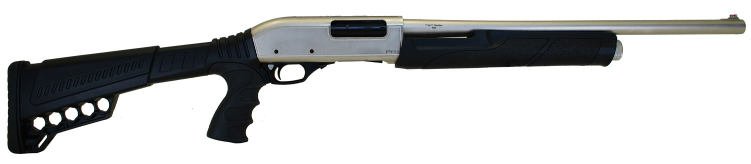 Citadel FRPAX1220NKL CDP Force Tactical Pump 12 Gauge 3+1 3″ 20″ Silver Marinecote Barrel, Steel Receiver w/Silver Marinecote Finish, Synthetic Pistol Grip Stock