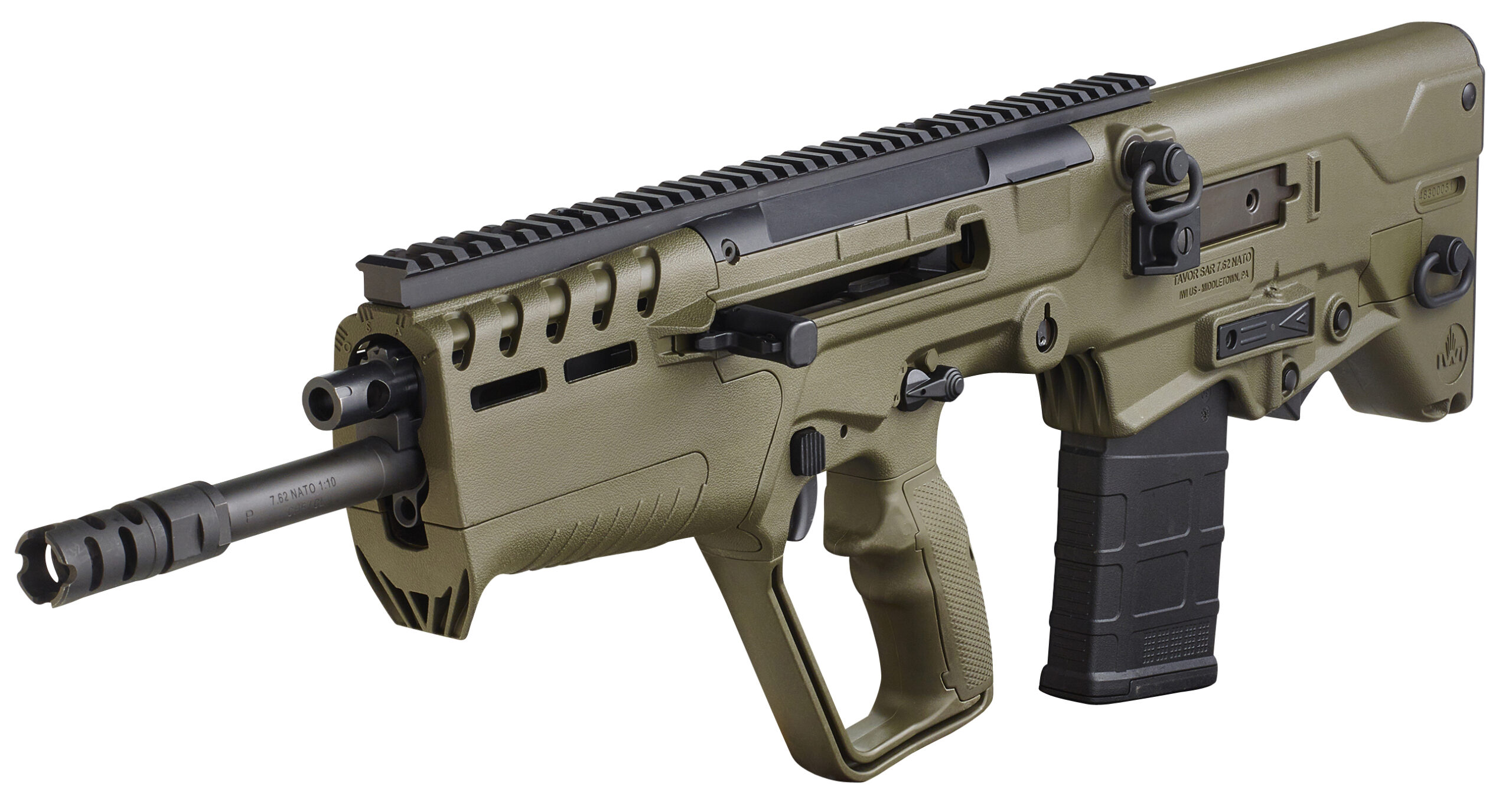 IWI Tavor 7 Bullpup Rifle 7.62 NATO 20" OD Green