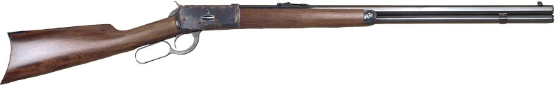 CIMARRON 1892 45LC 24″ OCT. – CASE COLORED/BLUED WALNUT – FREE SHIPPING - No Credit Card Fees - Low, flat rate shipping