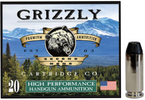 Grizzly Ammo 10mm Auto 220gr FMJ Flat Point - 20 Rounds