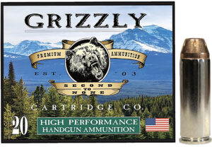 Grizzly Ammo .45 Colt+P 225gr JHP - 20 Rounds