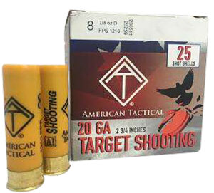ATI Target Load 20 Gauge 2.75" 8 Shot Shells