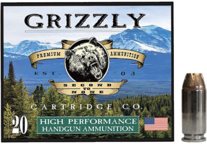 Grizzly Ammo .40 S&W 180gr JHP - 20 Rounds