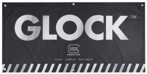 Glock Fabric Banner Black 4' x 2' - AD02044