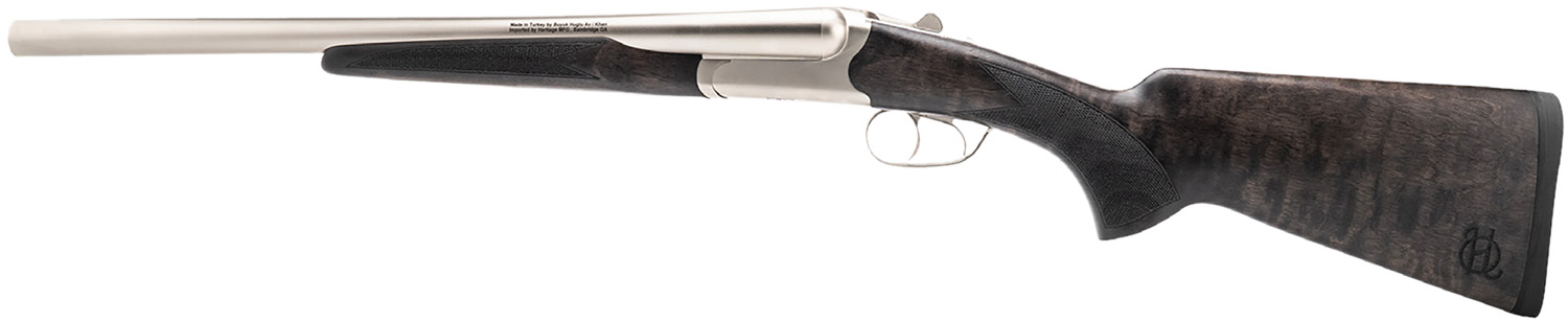 Heritage Badlander Break Open Shotgun 12ga 2rd Capacity 18.5″ Barrel Nickel Finish - No Credit Card Fees - Low, flat rate shipping