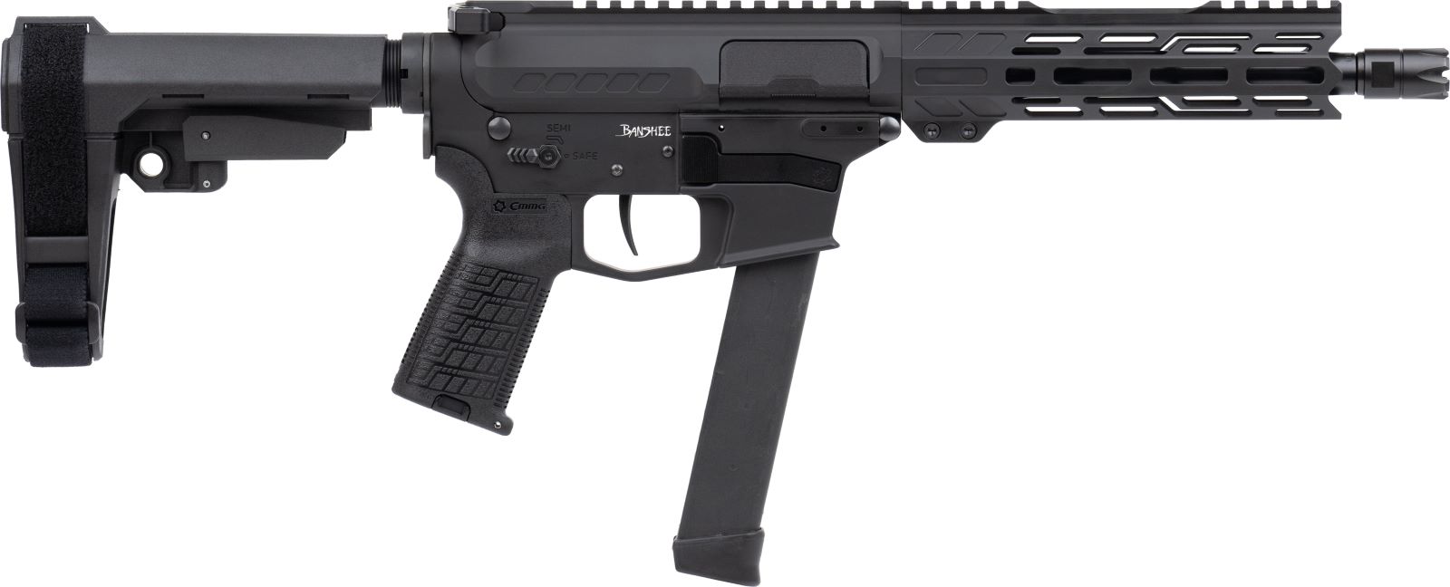 CMMG PISTOL BANSHEE MKGS 9MM – 8″ EJECTOR RIP BRACE BLACK - No Credit Card Fees - Low, flat rate shipping