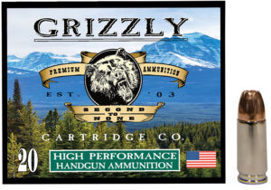Grizzly Ammo 9mm +P 115gr Jacketed Hollow Point