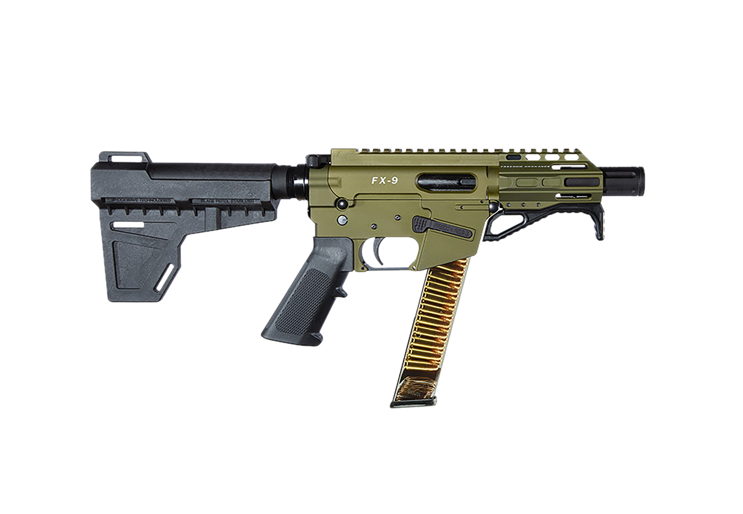 FREEDOM ORDNANCE FX9P4-ODG FX9P 9mm Luger 31+1 4″ OD Green - No Credit Card Fees - Low, flat rate shipping