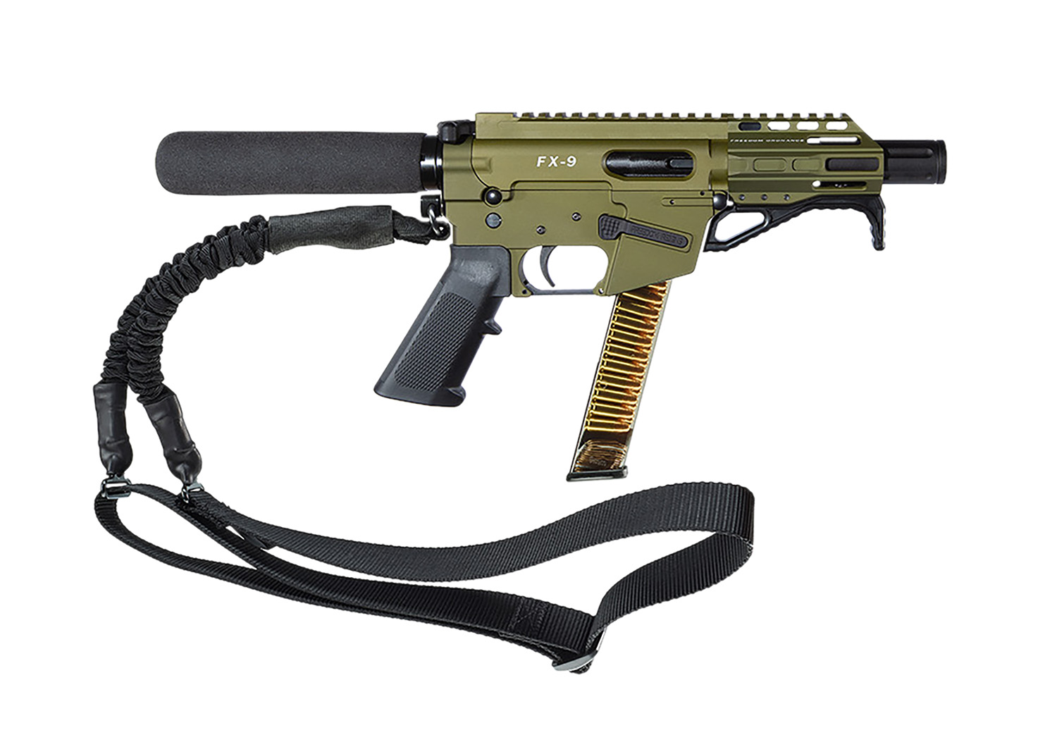 FREEDOM ORDNANCE FX9P4T-ODG FX9P 9mm Luger 31+1 4″ OD Green Synthetic Pistol Tube - No Credit Card Fees - Low, flat rate shipping