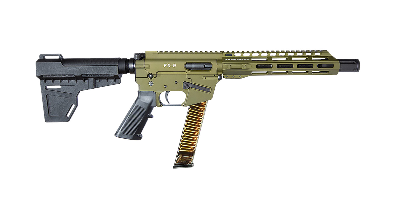 FREEDOM ORDNANCE FX9P10-ODG FX9P 9mm Luger 31+1 10″ OD Green - No Credit Card Fees - Low, flat rate shipping