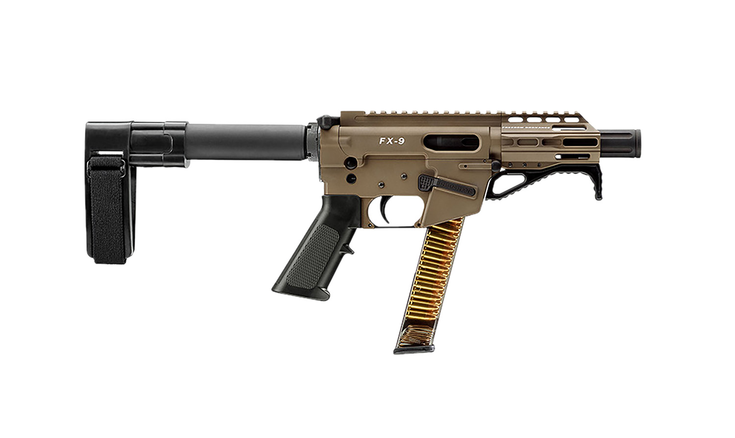 FREEDOM ORDNANCE FX9P4SBM-FDE FX9P 9mm Luger 4″ Flat Dark Earth - No Credit Card Fees - Low, flat rate shipping