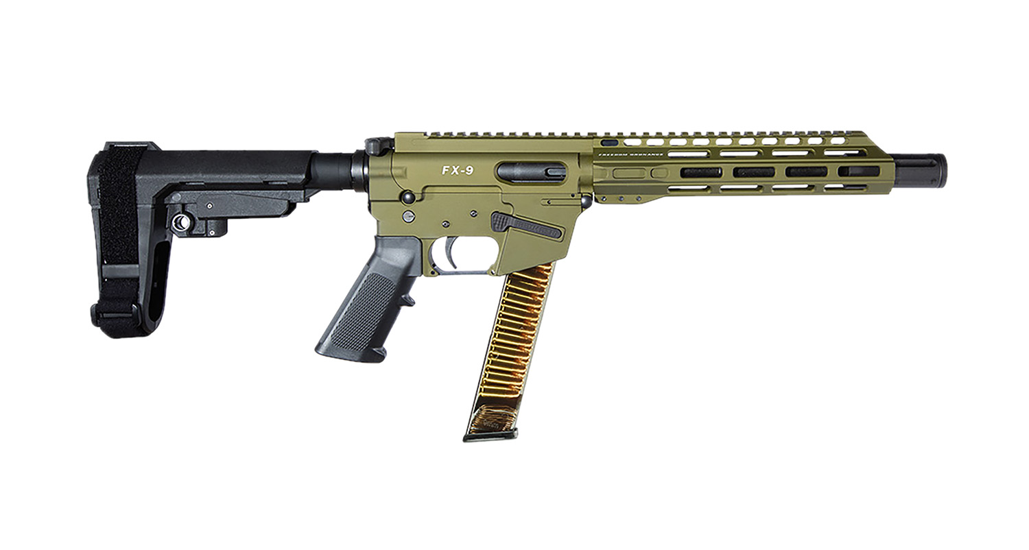 FREEDOM ORDNANCE FX9P10S-ODG FX9P 9mm Luger 31+1 10″ OD Green - No Credit Card Fees - Low, flat rate shipping