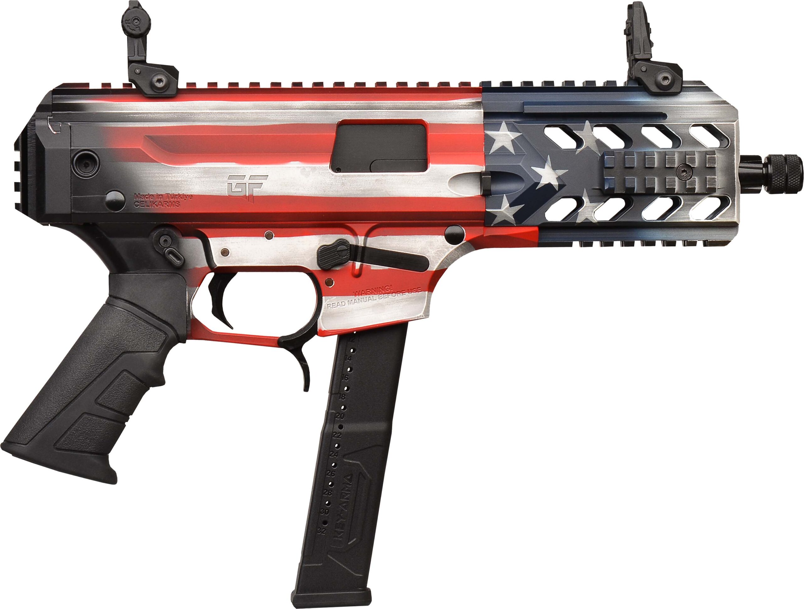 GForce Arms Blade6 9mm Pistol - 33+1 Capacity, 6" Barrel