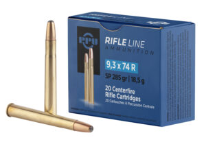PPU 9.3x74R 285gr Soft Point Rifle Ammo - 20 Rounds