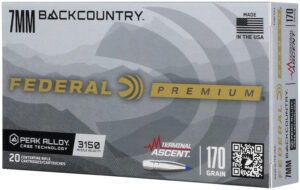 Federal 7mm BC 170gr Terminal Ascent Ammo