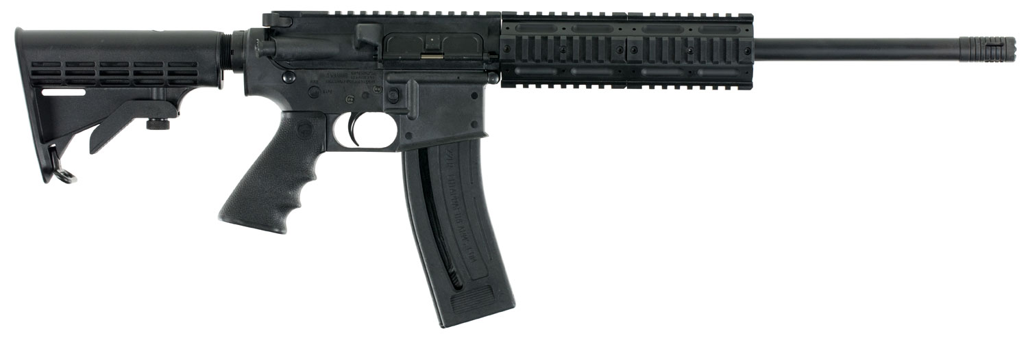 Chiappa Firearms CF500090 MFour-22 Gen-II Pro Carbine Full Size 22 LR 28+1 18.50" Black Barrel  Receiver, Black 6 Position Stock, Right Hand - Chiappa Firearms