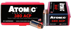 Atomic Ammunition 380 ACP 90gr Hollow Point