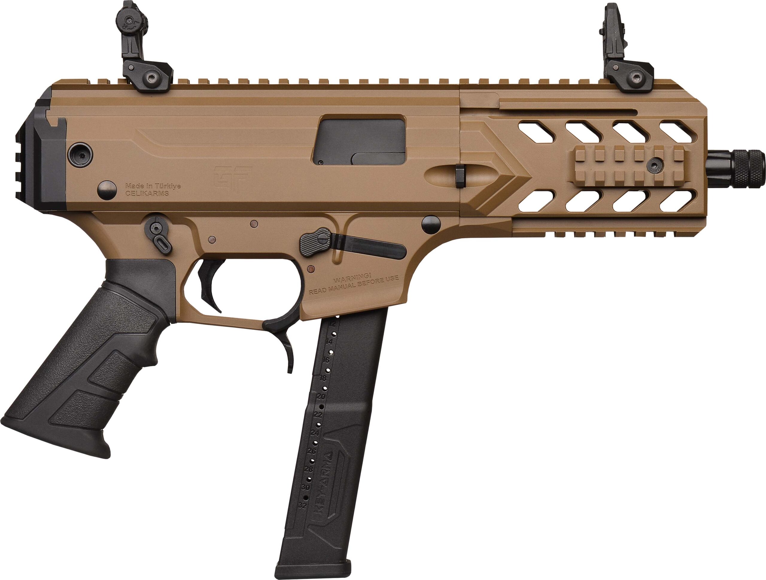GForce Arms Blade6 9mm Semi-Auto Pistol, 33+1 Capacity