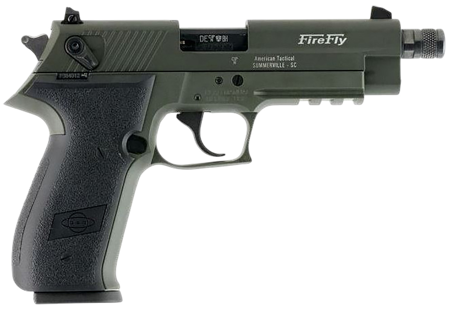 AMERICAN TACTICAL INC GSG FIREFLY 22LR ODG 4.9″ TB - No Credit Card Fees - Low, flat rate shipping