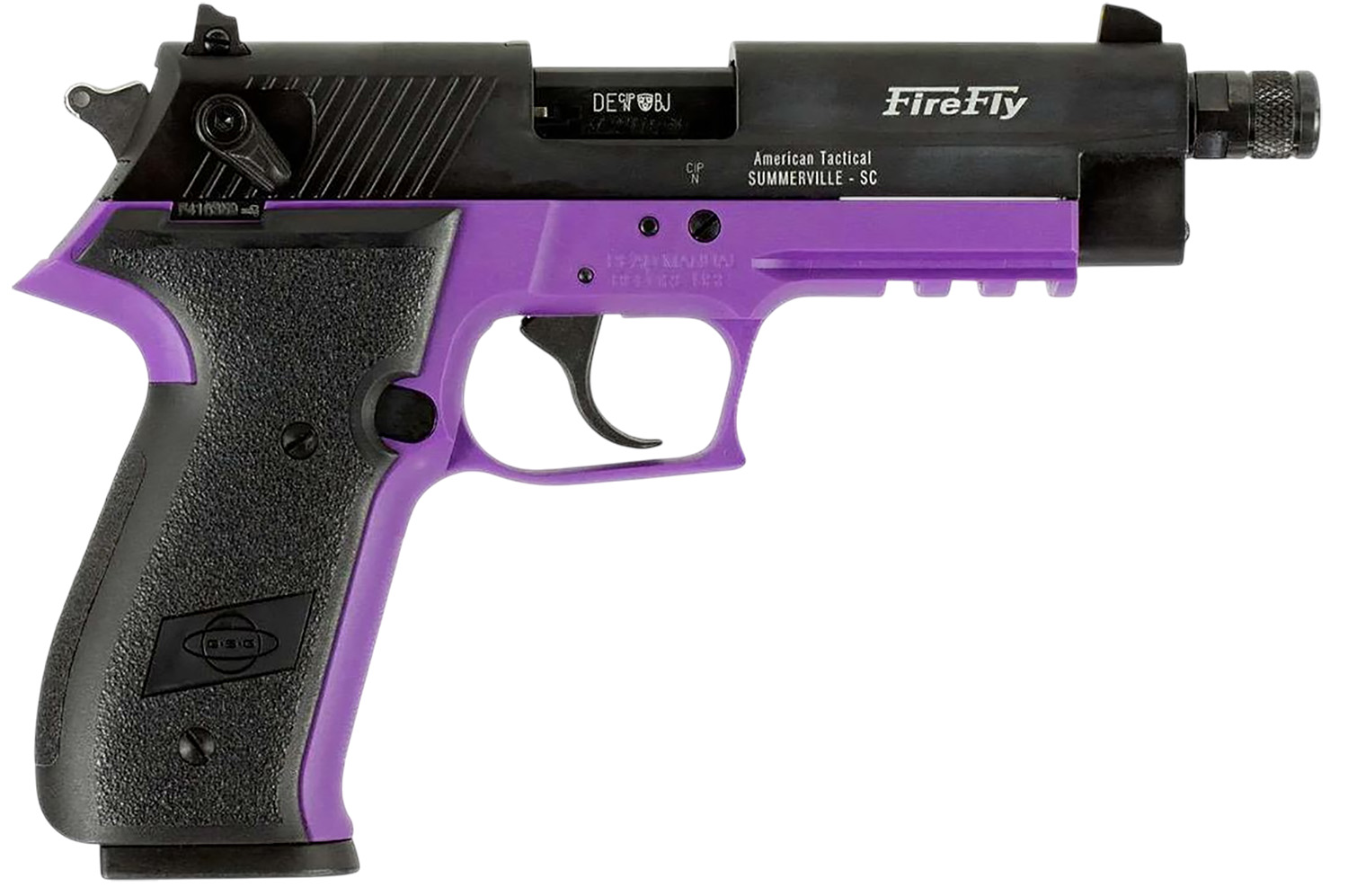 GSG FireFly .22 LR Pistol - 13+1, 4.9" Barrel, Purple Frame