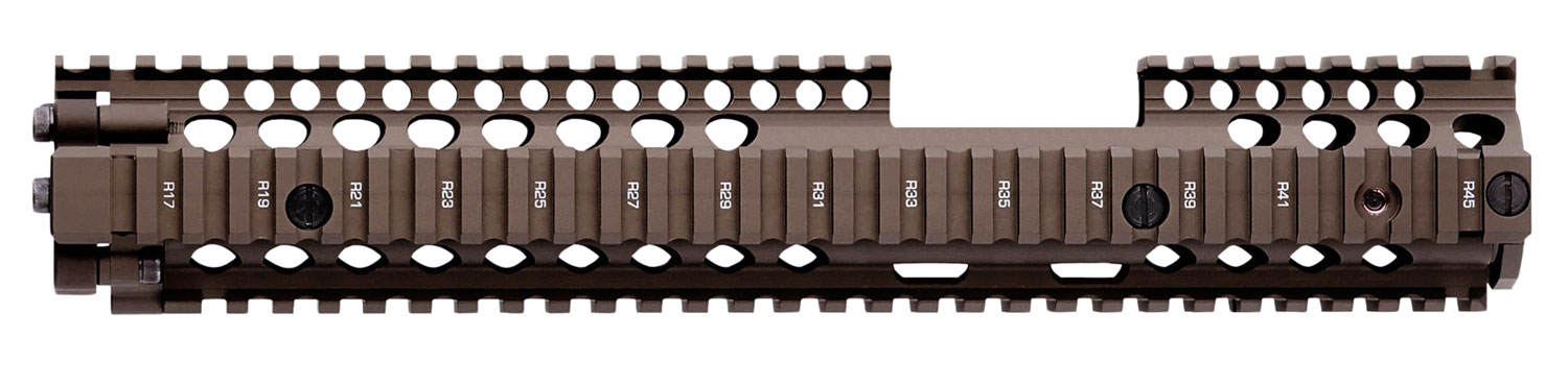 Daniel Defense 0100408030 M4A1 FSP RIS II Handguard 12.25" 2-Piece, Free-Floating Style Made of 6061-T6 Aluminum with Flat Dark Earth Anodized Finish  Picatinny Rail for AR-15 - Daniel Defense