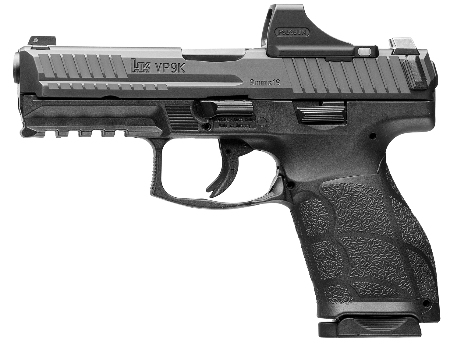 HK VP9A1 9mm Pistol with Holosun SCS, 10+1 Capacity