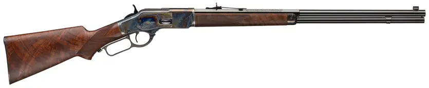 WINCHESTER 1873 DELUXE SPORTING RIL 45 COLT 24″ BBL CCH GRADE V/VI STOCK 13/RD - No Credit Card Fees - Low, flat rate shipping