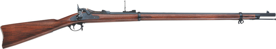 Pedersoli Springfield Trapdoor Rifle .45-70 32" Blued Walnut
