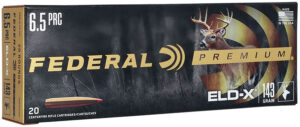 Federal Premium ELD-X 6.5 PRC 143gr Rifle Ammo - 20 Rounds