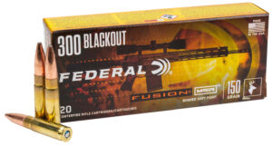 Federal Fusion .300 Blackout 190gr Bonded Soft Point Ammo