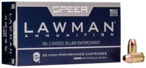 Speer Lawman .45 GAP 200gr TMJ Ammo - 50 Rounds